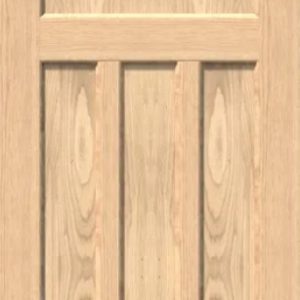 External Hemlock 1930'S 4 Panel Unfinished Door